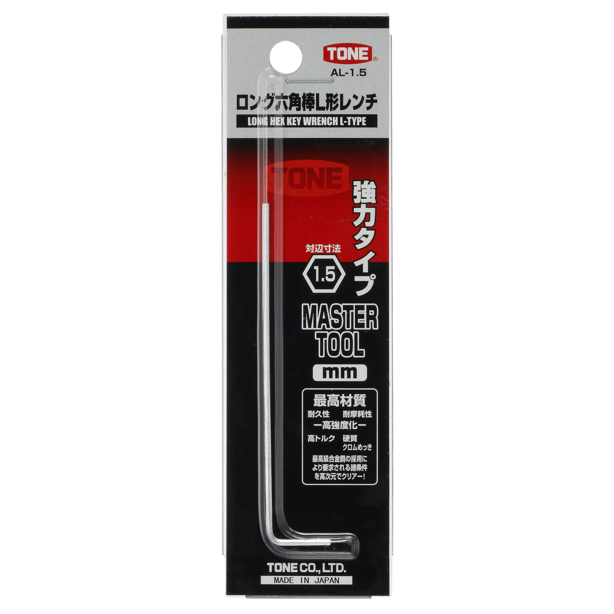 토네 AL-1.5 1.5mm 롱 육각 L렌치 이미지 3