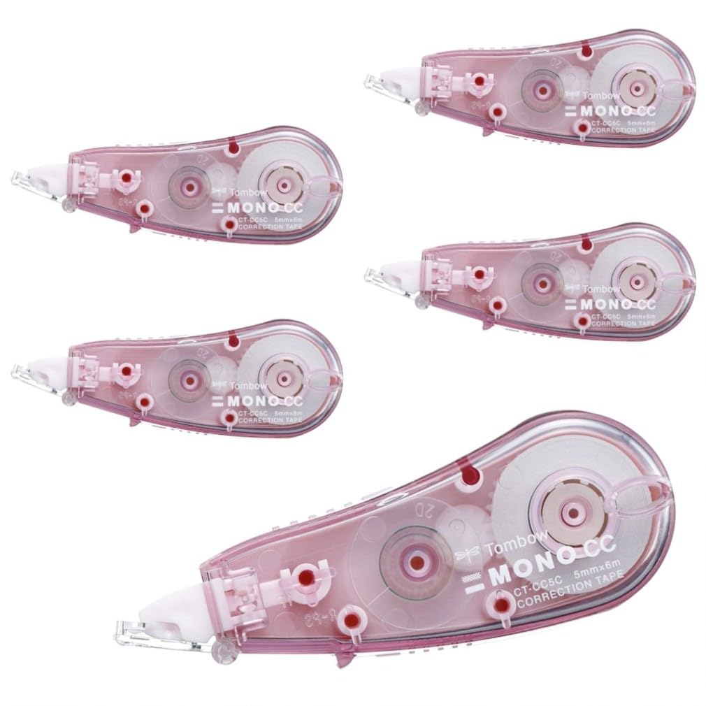 톰보 모노CC 소프트핑크 CT-CC5C82 5mm 6m 수정테이프 5개입 이미지 1