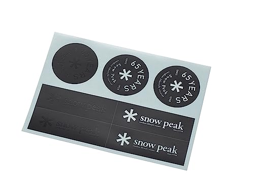 스노우피크 65주년 기념 로고 스티커 세트 NV-065