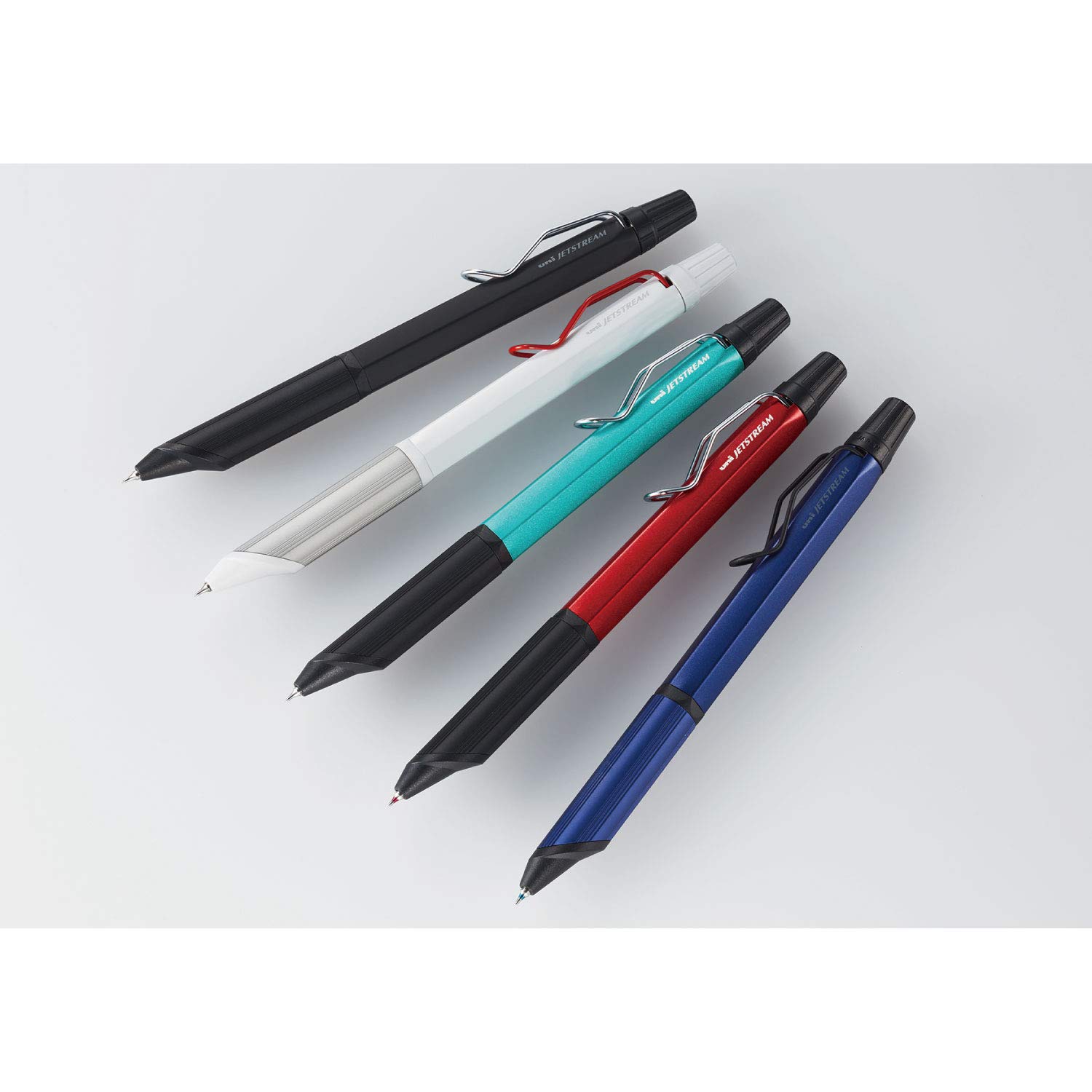 미쓰비시 연필 제트스트림 엣지 화이트레드 SXE3250328W15 0.28mm 3색 볼펜 이미지 2