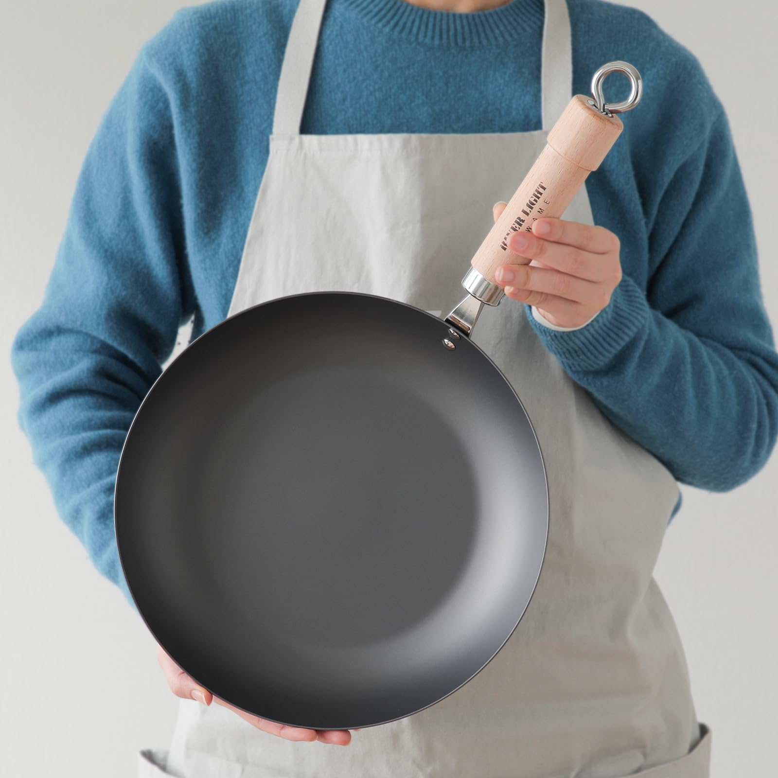 리버라이트 키와메 철 프라이팬 28cm 스타트팩 이미지 6