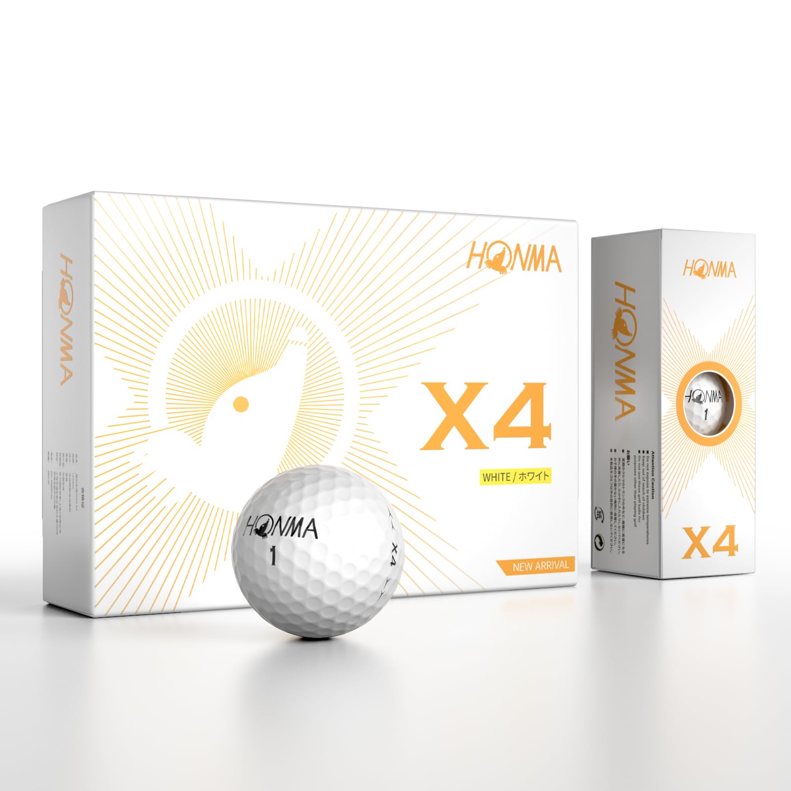 혼마 X4 4피스 골프공 12구 화이트