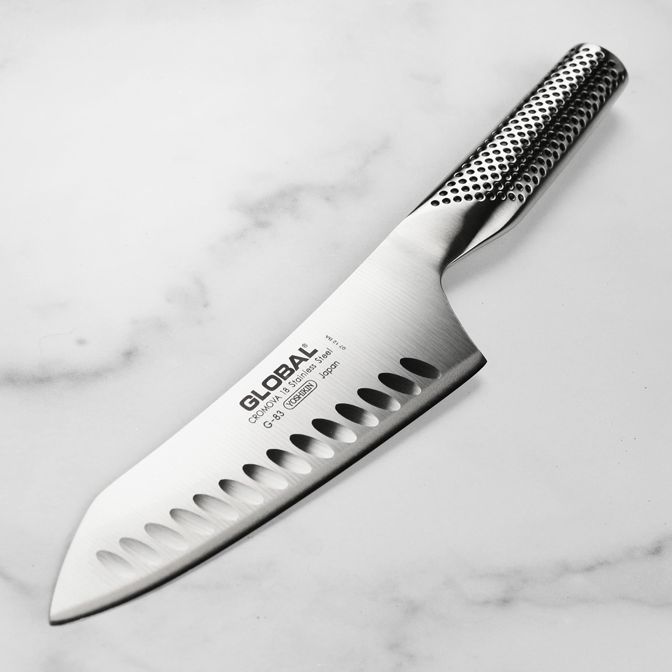 글로벌 G-83HG 7인치 아시아 셰프 나이프 이미지 2