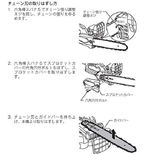 마키타 그린 M502 250mm 전기 체인톱 AC100V 2m 이미지 4