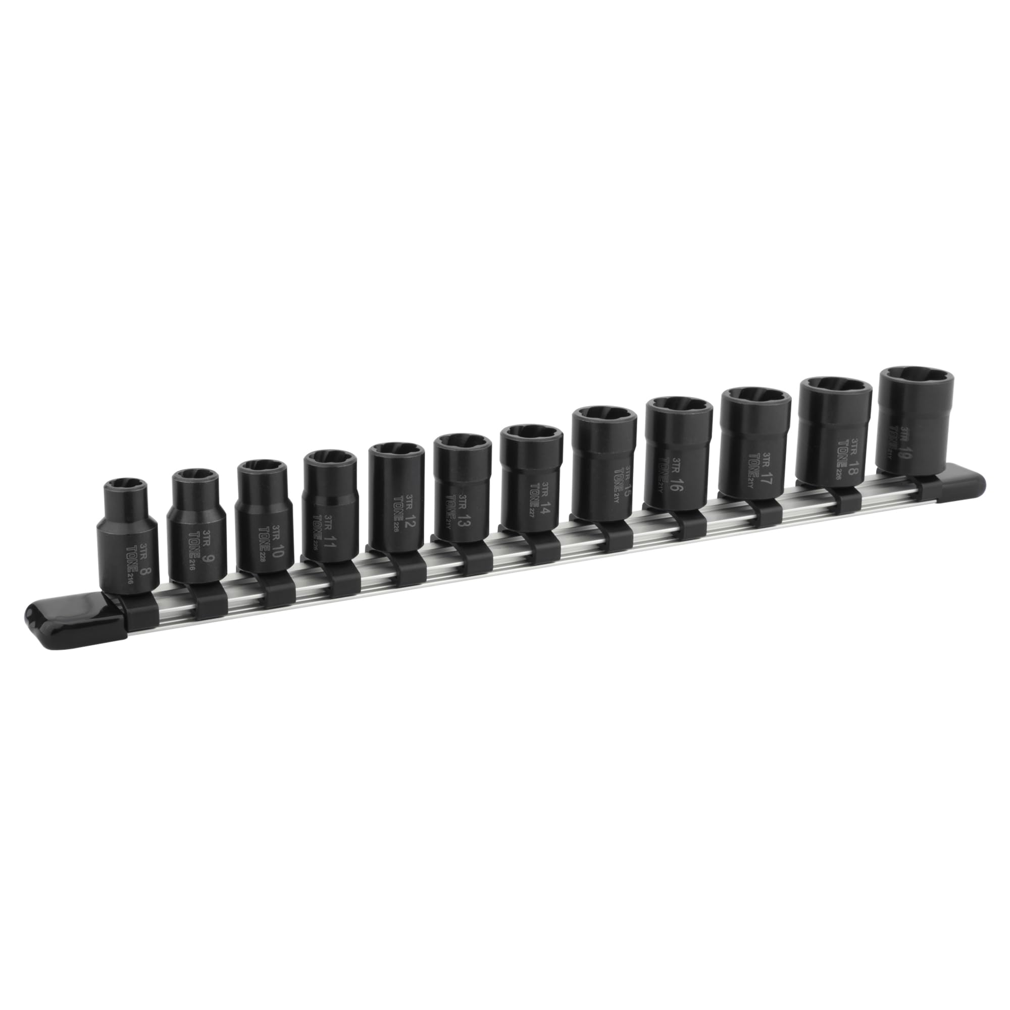 토네 토네이도 HTR312 9.5mm 소켓 세트 12점 홀더포함 이미지 2