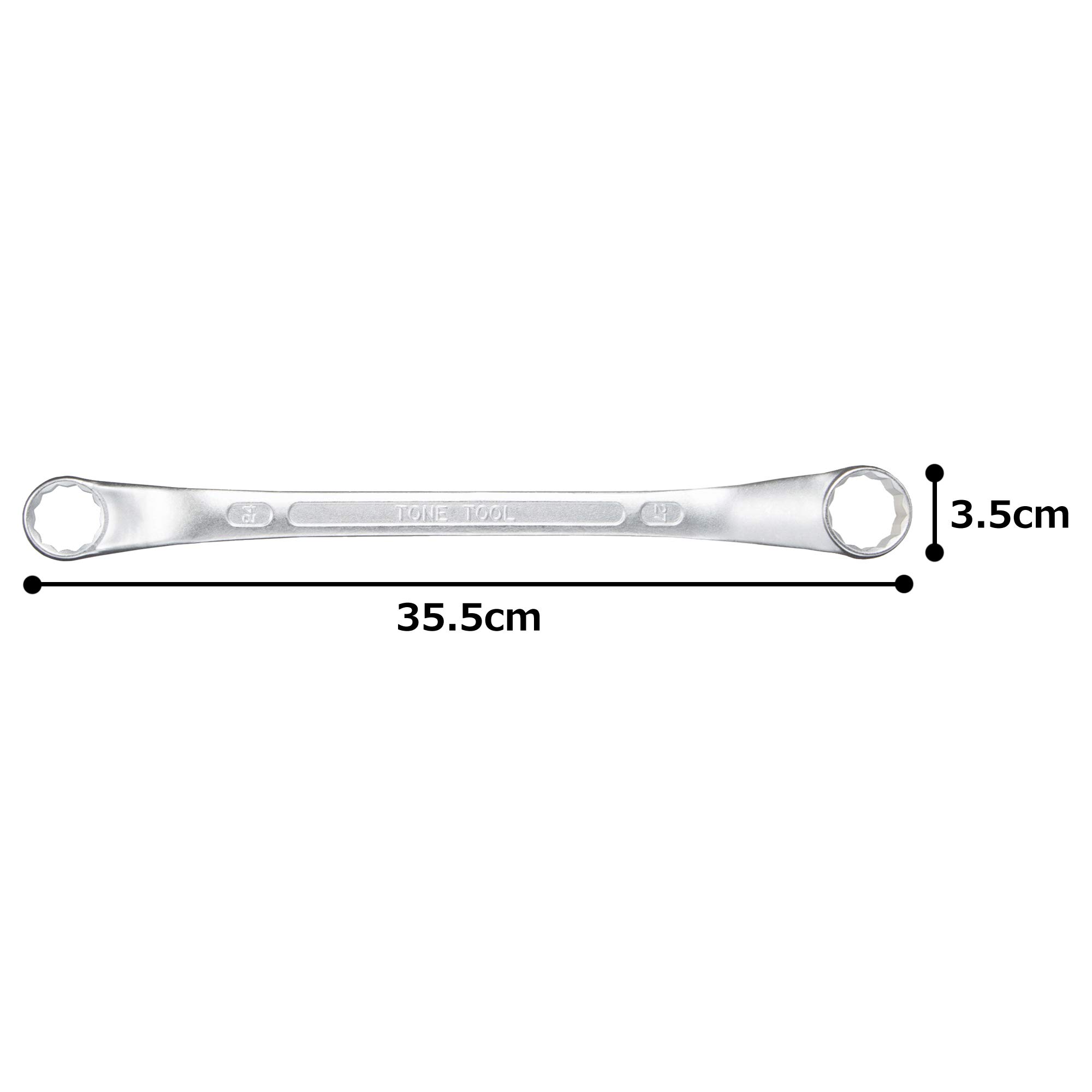 토네 M45-2427 24x27mm 45도 롱 옵셋렌치 이미지 6