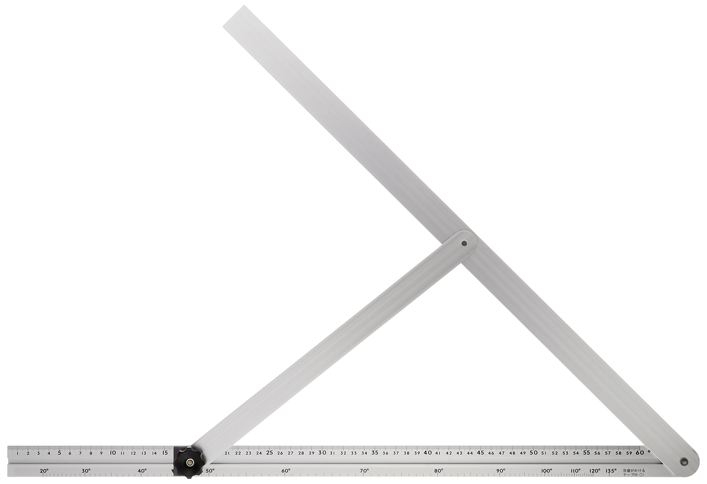 신와 알루미늄 자유각도기 60cm 62662 가새 각도눈금 이미지 1