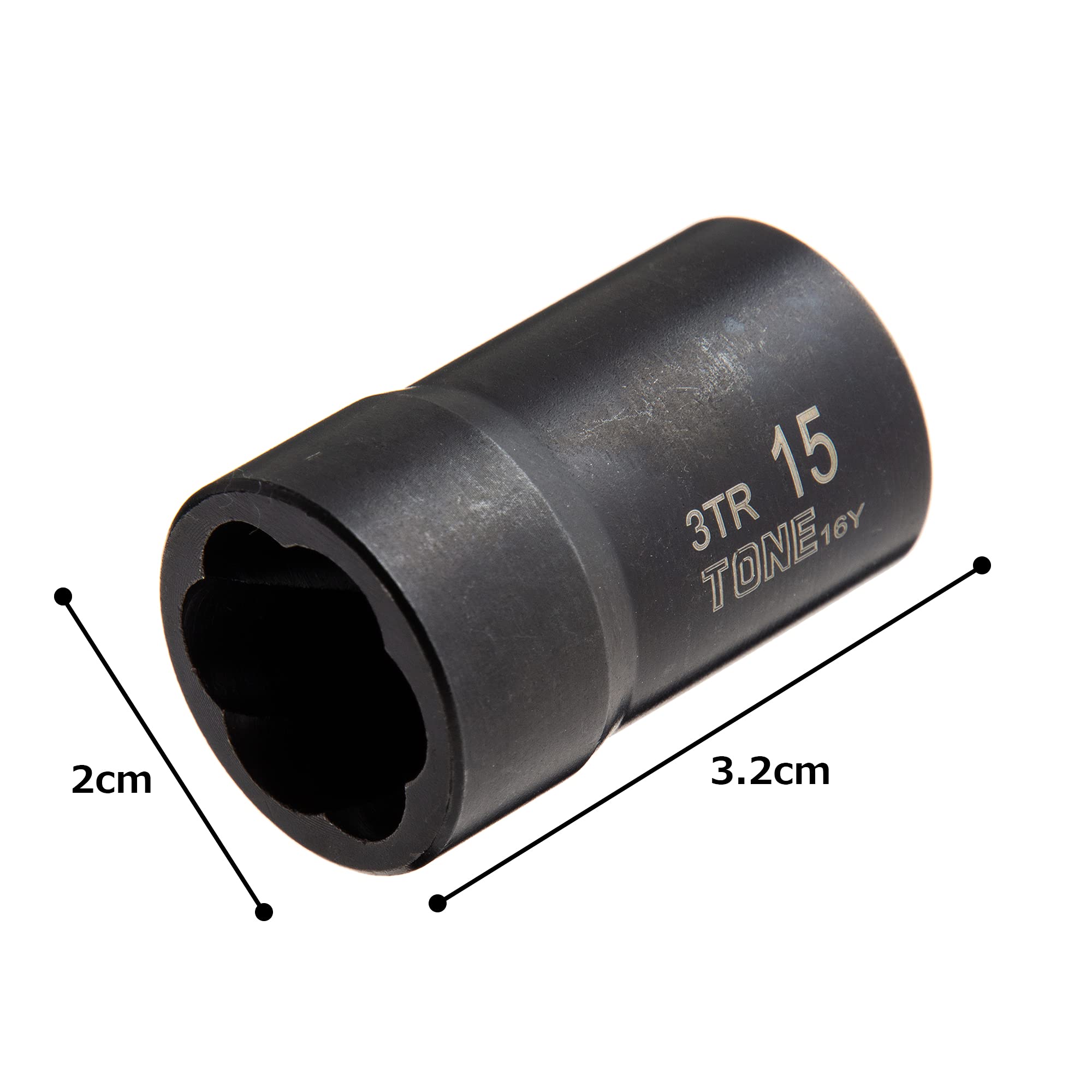 토네 토네이도 HP3TR-15 15mm 소켓 이미지 2