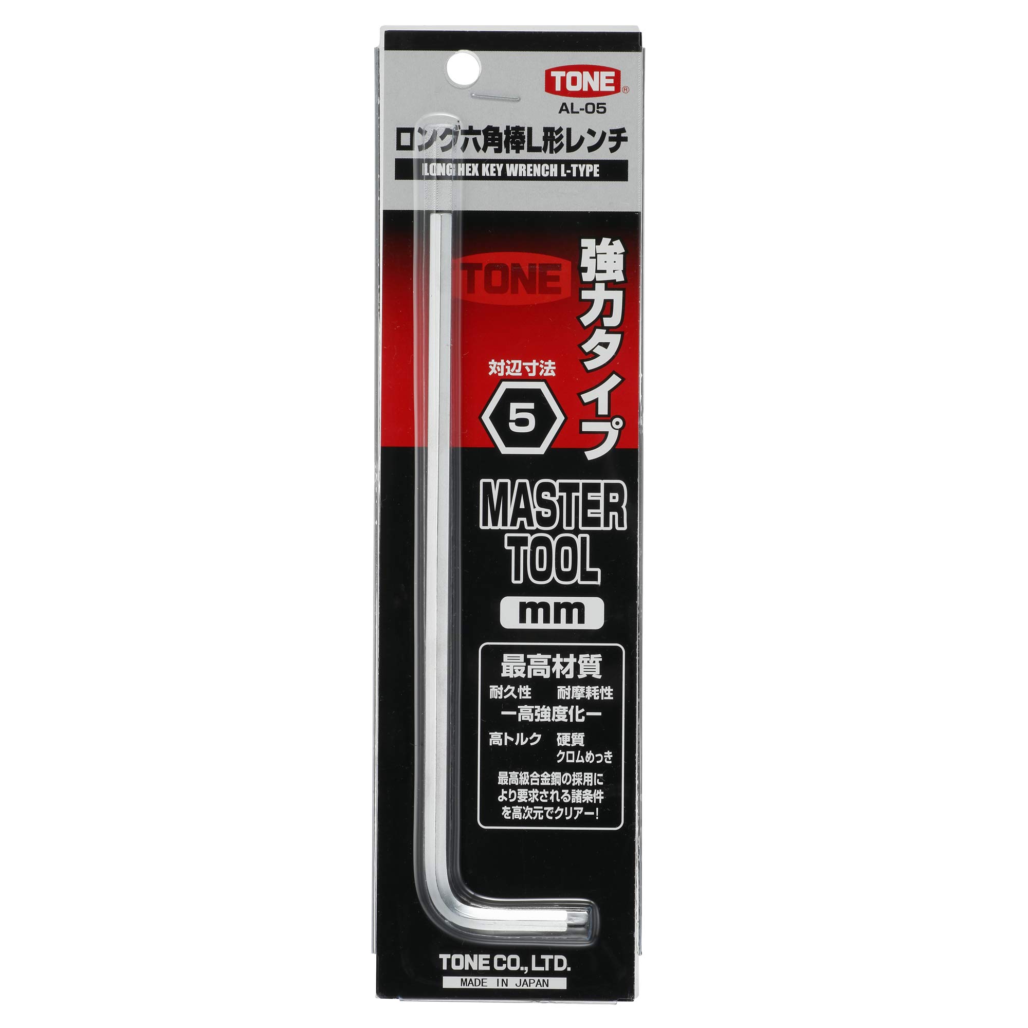 토네 AL-05 5mm 롱 육각 L렌치 이미지 3
