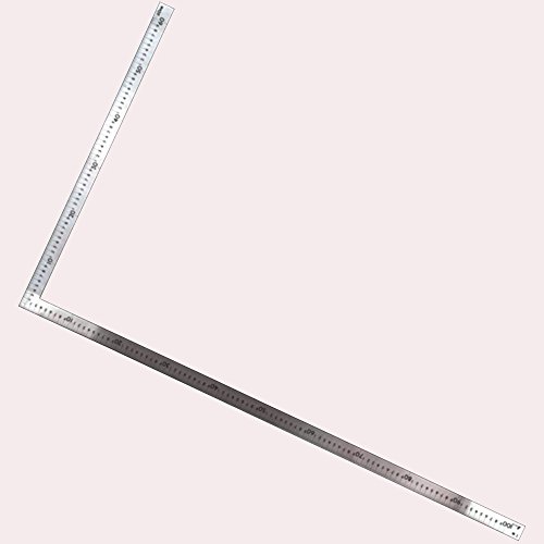 신와 대금 직각자 63099 1m 60cm 스테인리스 표리동목 이미지 2