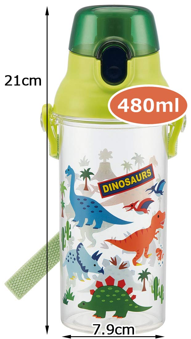 스케이터 PSB5TR 480ml 공룡 클리어 어린이 물통 이미지 8