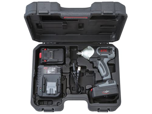 KTC JTAE411A 12.7sq 18V 2.0Ah 충전식 토크 리미트 임팩트 렌치 세트 이미지 2