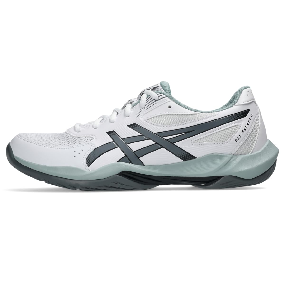 아식스 배구화 젤로켓12 1071A116-400 30.5 cm 화이트/스틸그레이