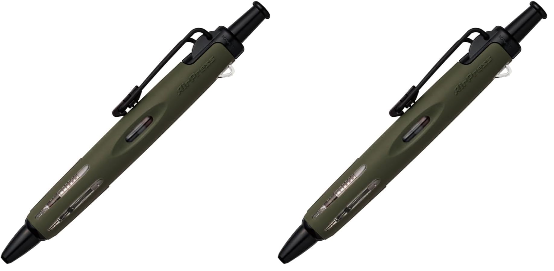 톰보 에어프레스 카키 BC-APN62 0.7mm 가압식 유성볼펜 2본