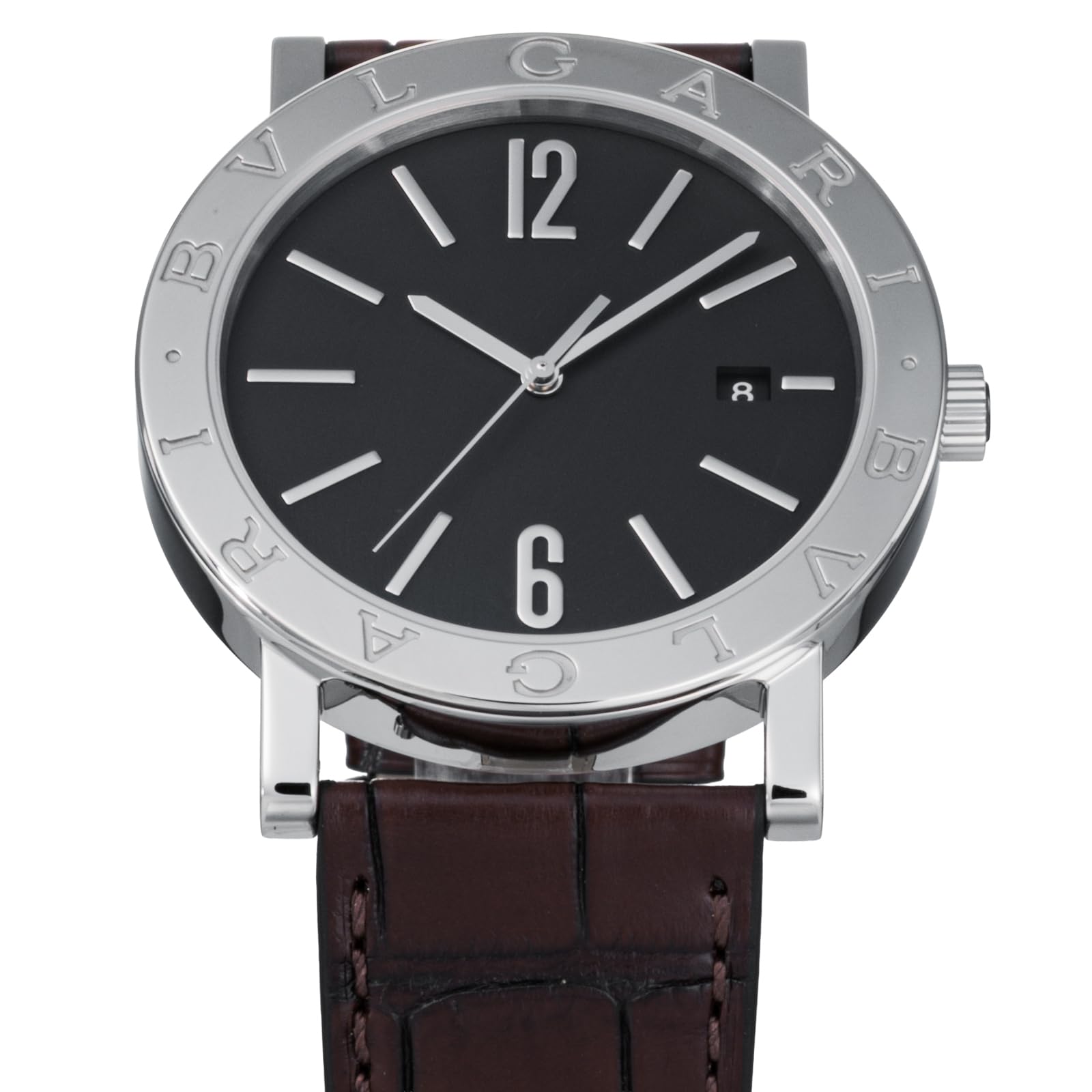 불가리 솔로템포 블랙 다이얼 BB41BSLD/MB 41mm 오토매틱 시계 이미지 3