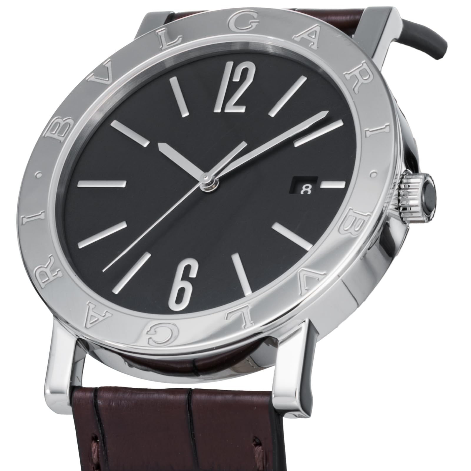 불가리 솔로템포 블랙 다이얼 BB41BSLD/MB 41mm 오토매틱 시계 이미지 2