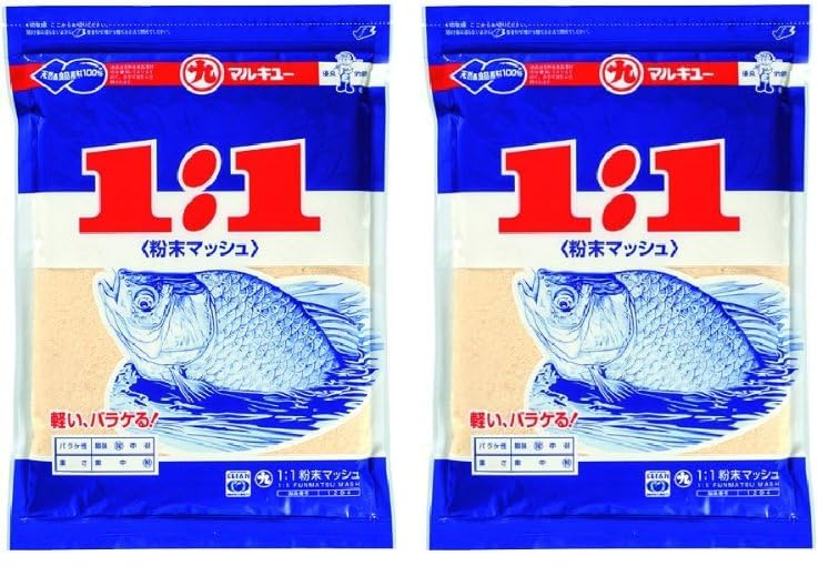 마루큐 1대1 분말 매쉬 550g 낚시 미끼