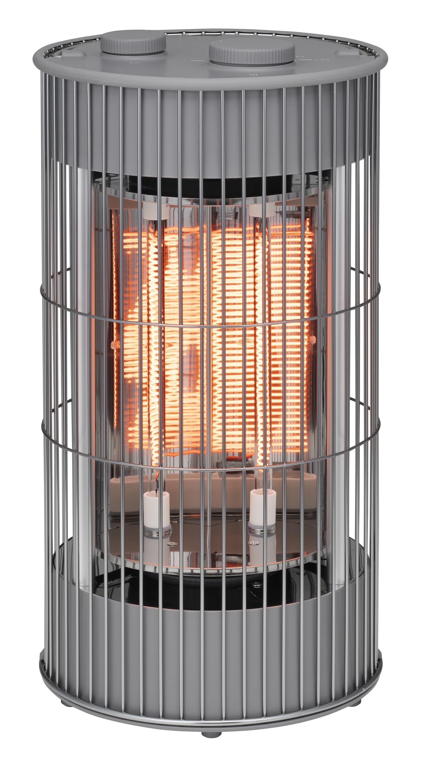 플러스마이너스제로 테라스 히터 라이트그리니쉬그레이 XHS-J420 700W 카본 전기난로