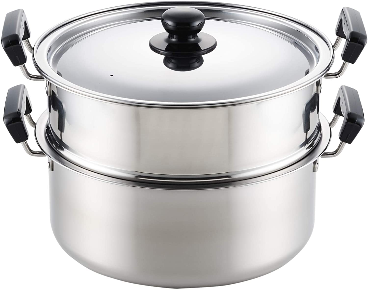 요시카와 만사이 SH9867 2단 찜기 7.8 L 지름 28 cm 이미지 1