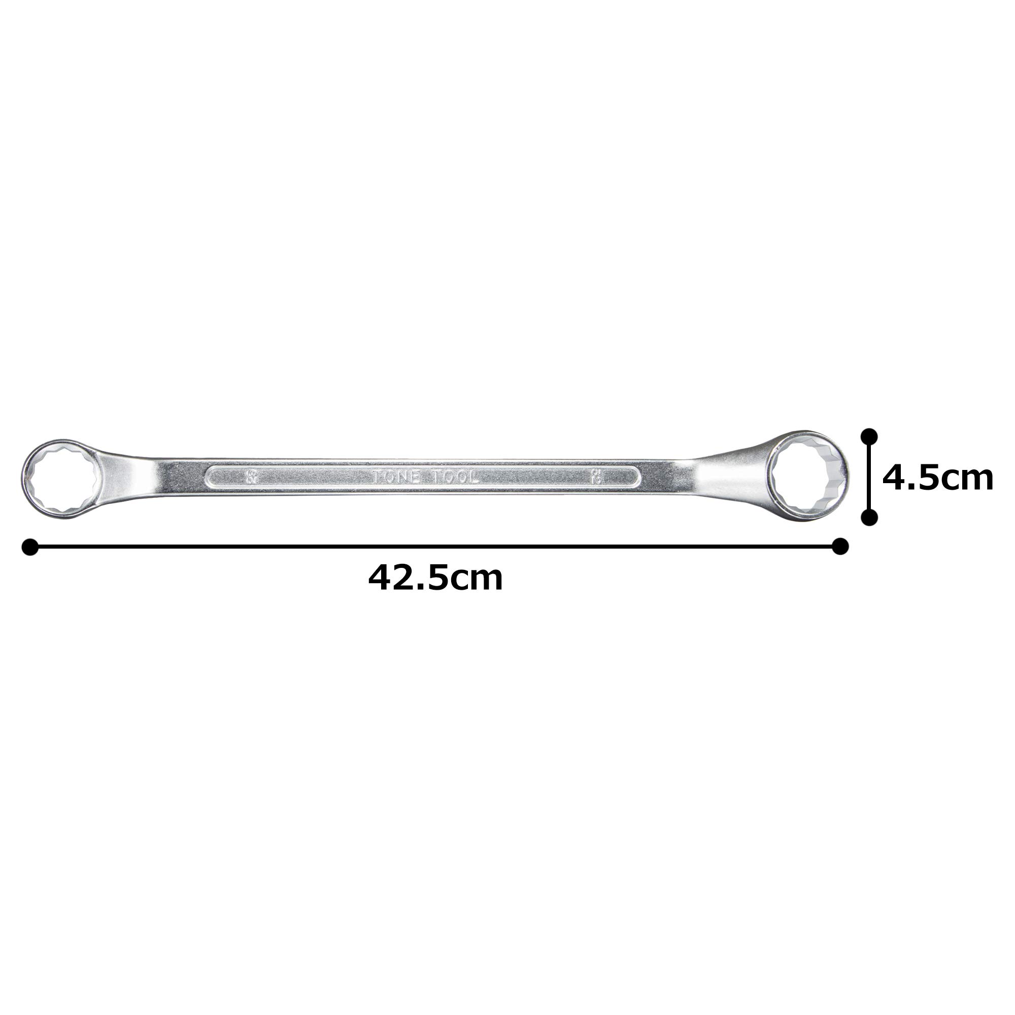 토네 M45-2932 29x32mm 45도 롱 옵셋렌치 이미지 6