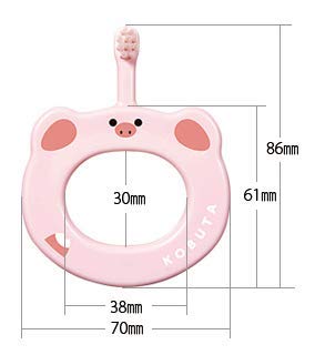 Ci메디컬 베이비 동물 캐릭터 칫솔 S 4개입 부드러운모 세트 이미지 2
