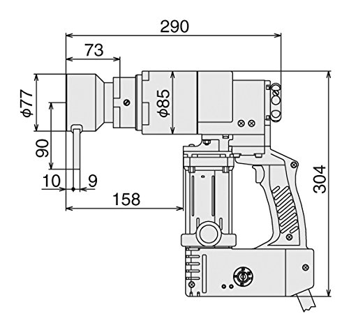 토네 GSR타입 GSR121T 1200Nm 100V 너트러너 이미지 3