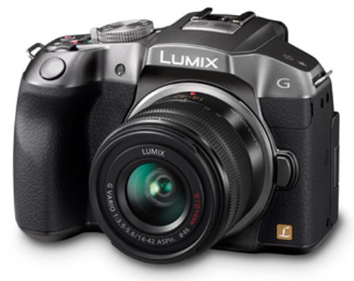 [중고] 파나소닉 루믹스 실버 DMC-G6W 미러리스 카메라 14-42mm 45-150mm 렌즈킷 이미지 3