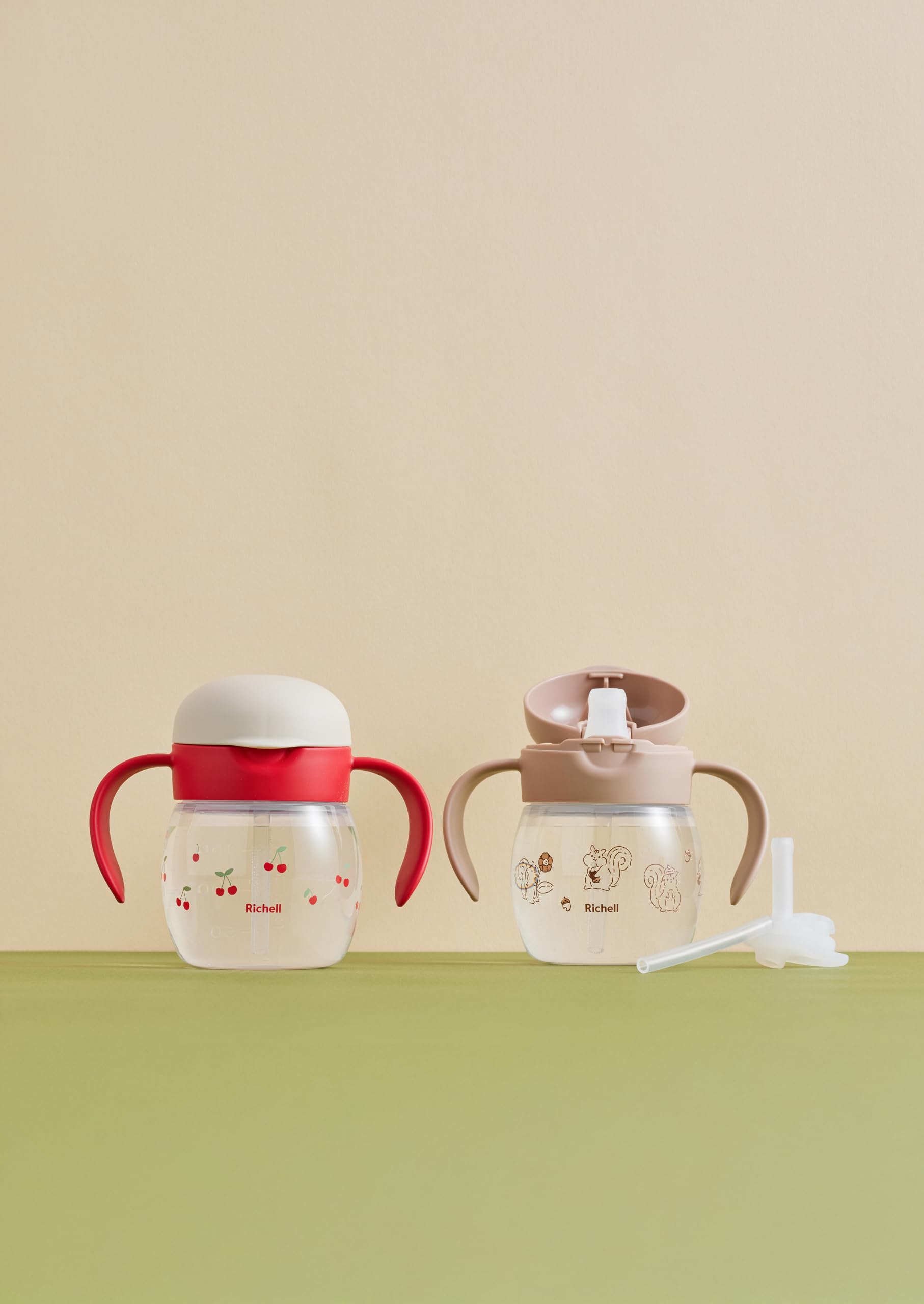 리첼 트라이 스트로 마스터 세트 브라운 5개월부터 이미지 7