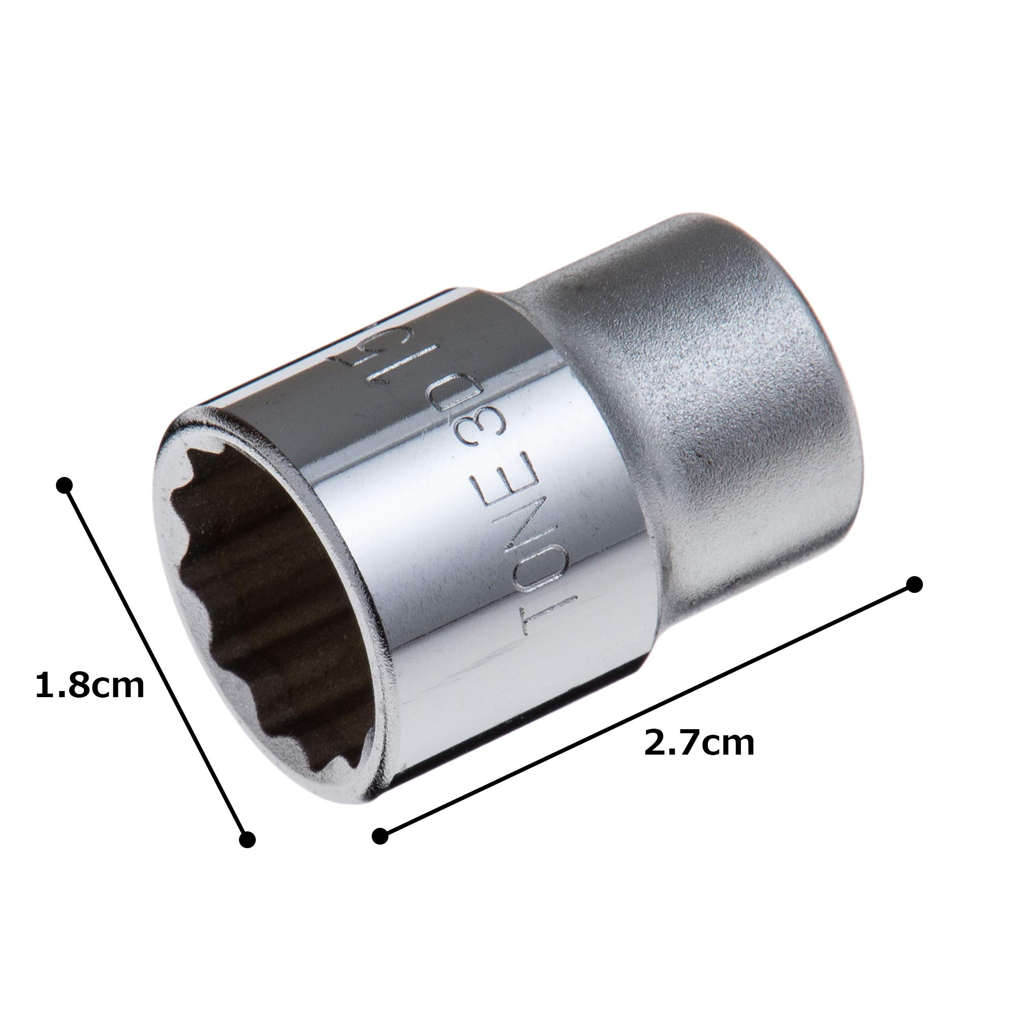 토네 12각 소켓 HP3D-15 15mm 이미지 3