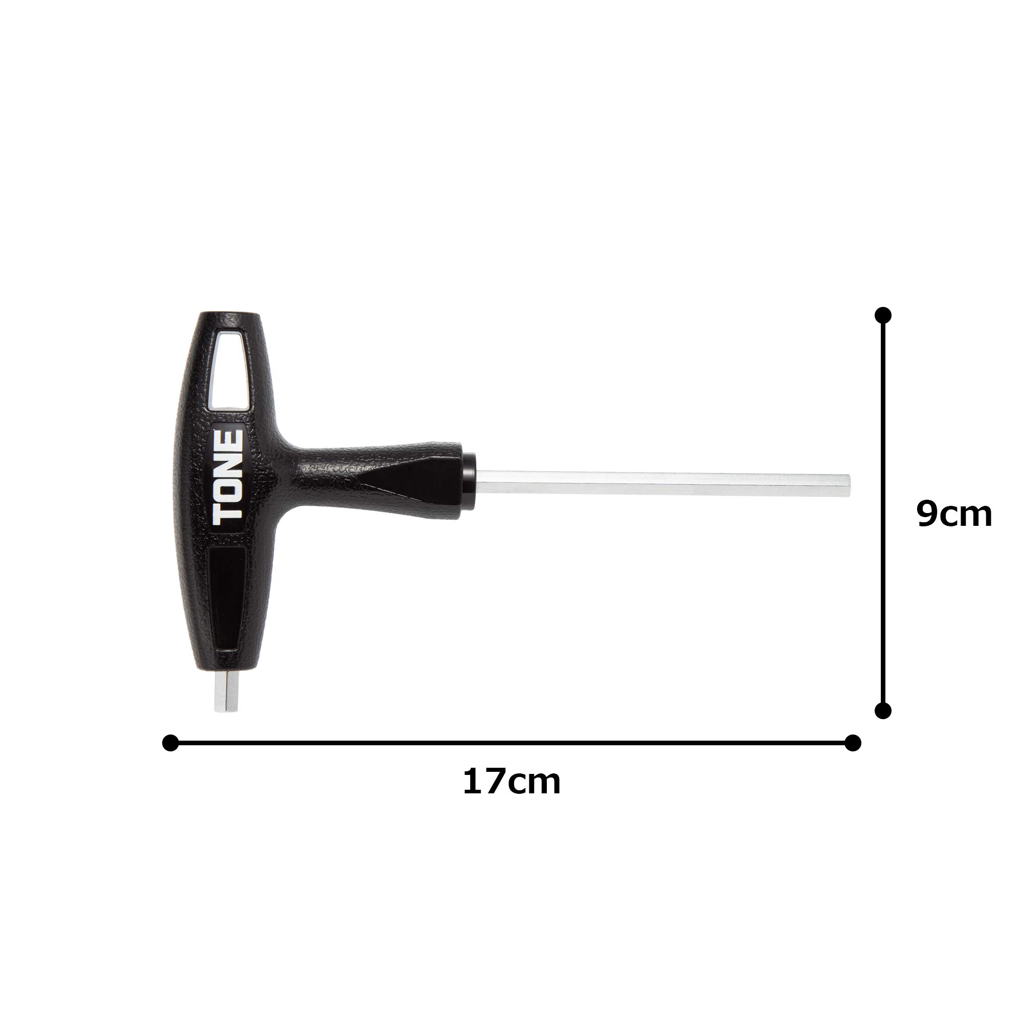 토네 그립 육각렌치 블랙 TGHW-06 6mm 이미지 4
