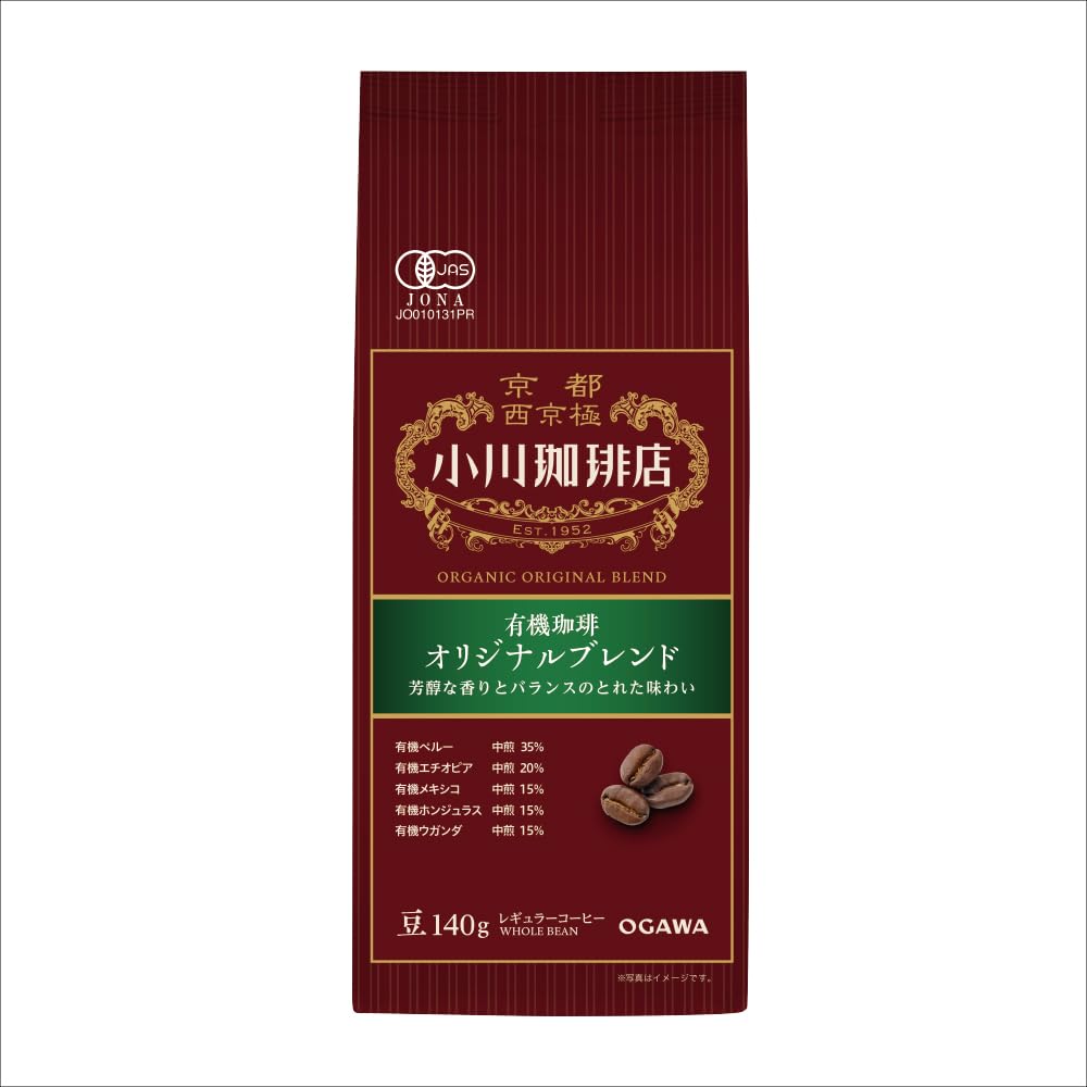 오가와커피 유기농 오리지널 블렌드 홀빈 원두커피 140g 3개입 이미지 1