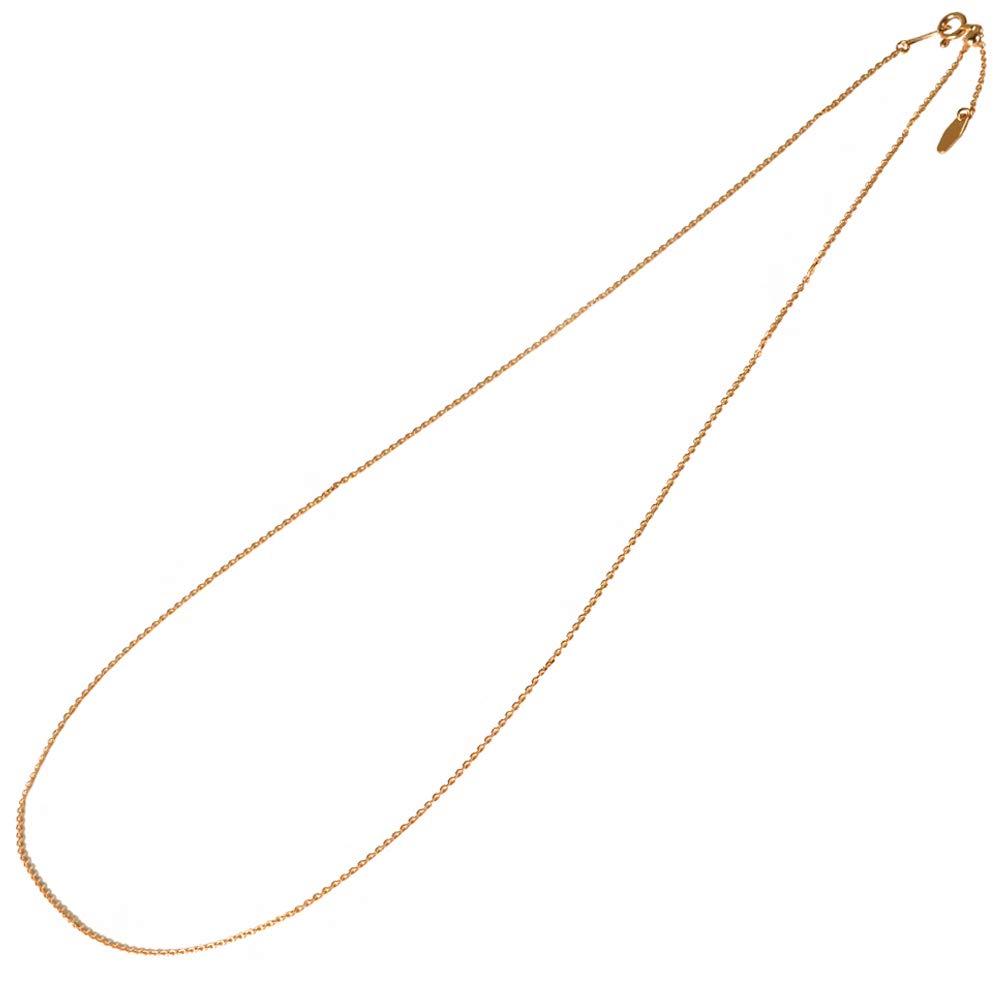 교세라 핑크골드 0.9mm 45cm 아즈키 체인 목걸이 프리 어저스터