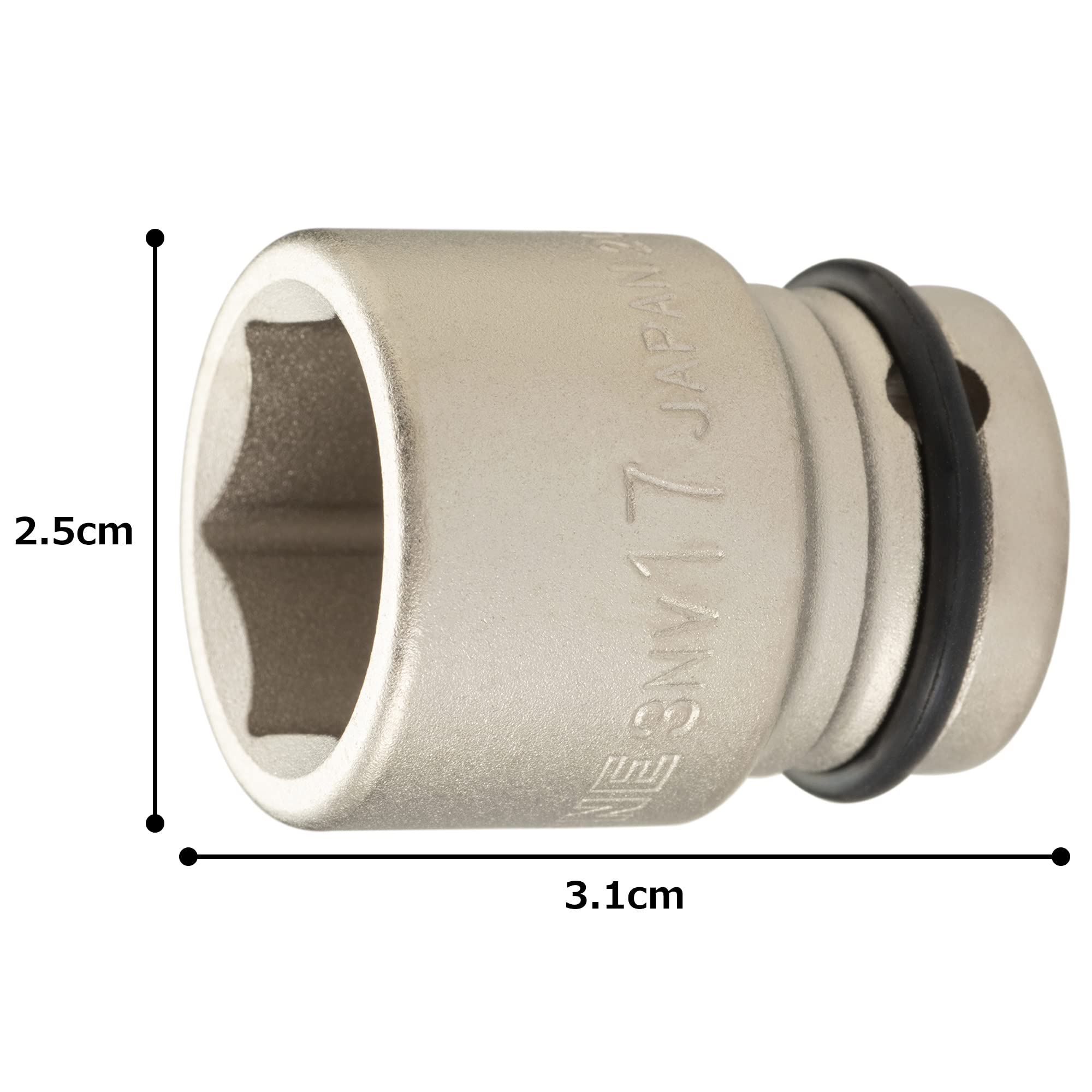 토네 3NV-17 17mm 임팩트 소켓 9.5mm 이미지 4