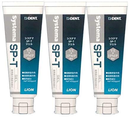 라이온 덴트 시스테마 SP-T 젤 치약 85g 3개입