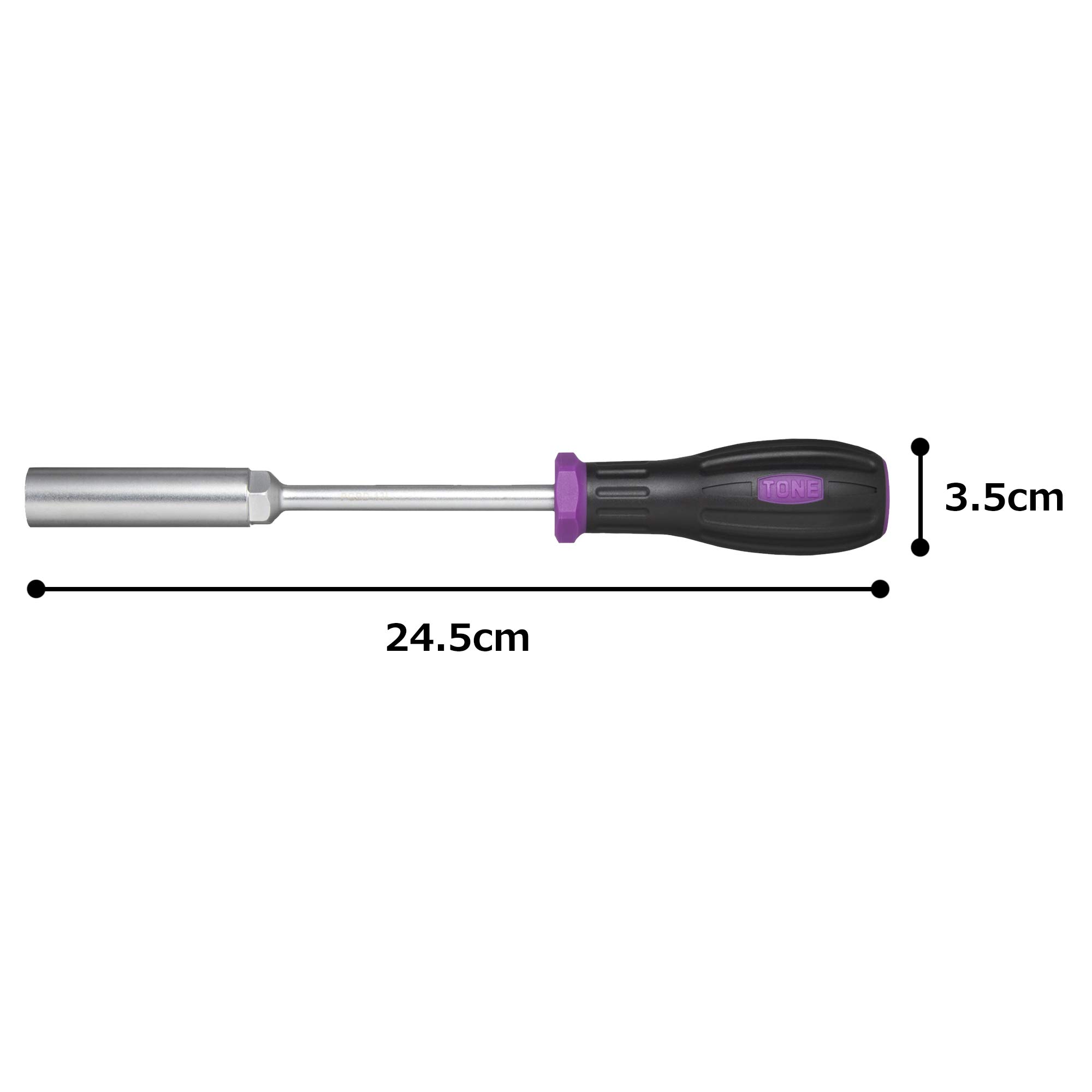 토네 파워그립 퍼플 PGBD-13L 13mm 복스드라이버 딥타입 이미지 5
