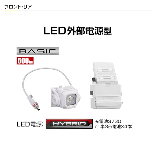 타지마 세프메트 화이트 ED 베이직 안전모 기본 세트 이미지 4