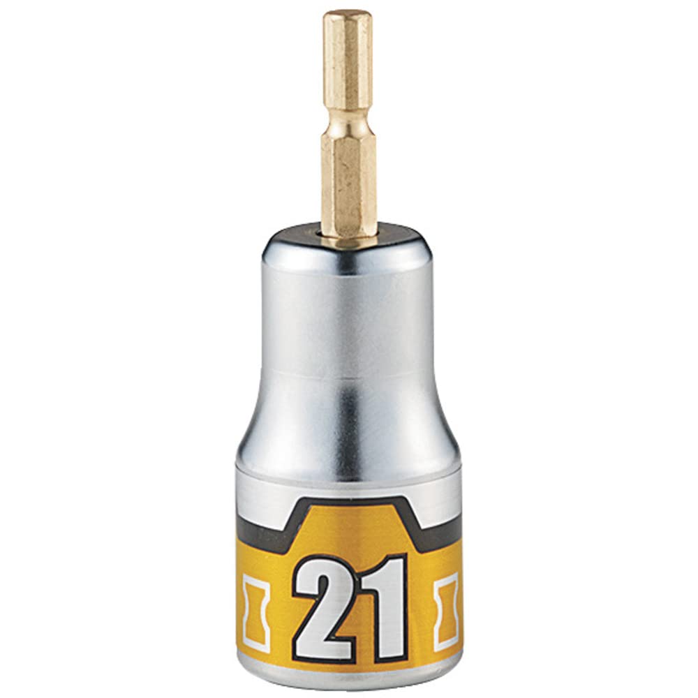 KTC 난공불락 BZP63S-21 21mm 임팩트 쇼트 소켓 비트 육각