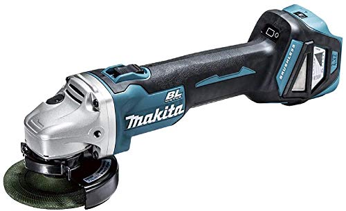 마키타 GA412DZ 18V 100mm 충전식 디스크 그라인더 슬라이드스위치 무선집진연동 이미지 1