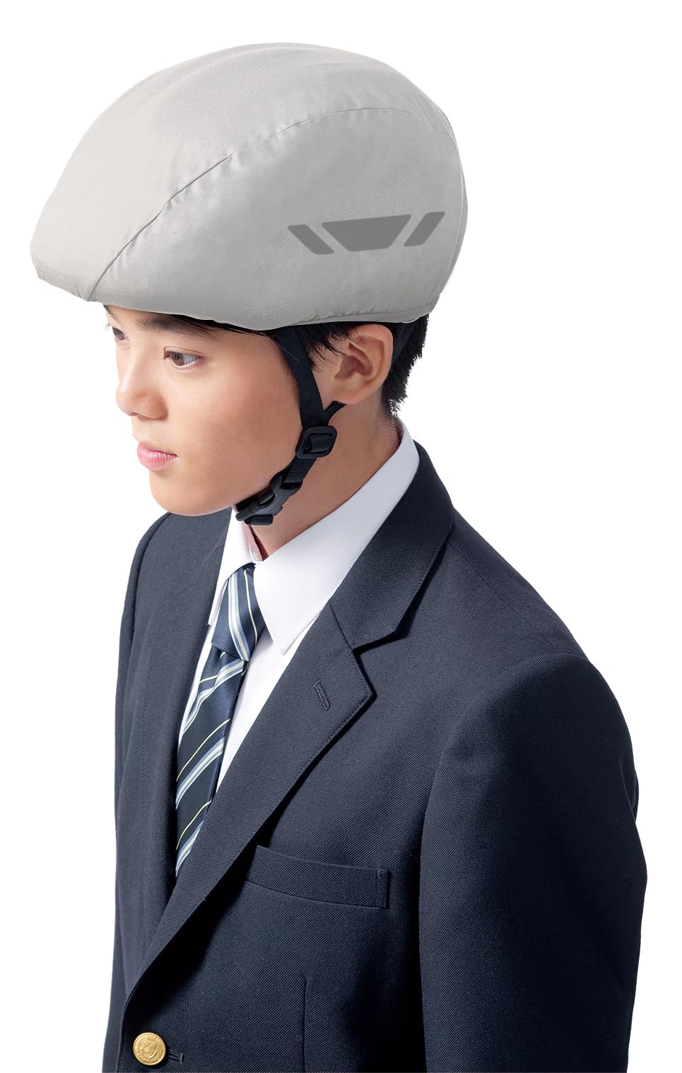 카부토 Kabuto 라이트 그레이 포켓터블 헬멧 레인 커버 이미지 2