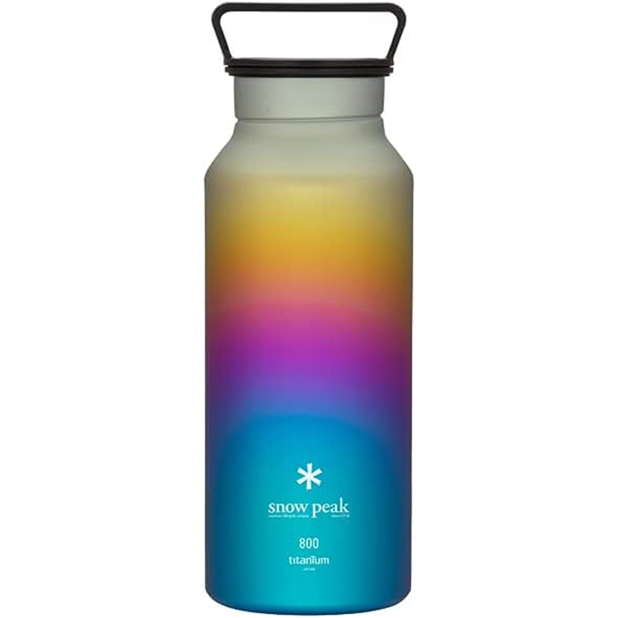 스노우피크 오로라 보틀 TW-800-RA 800ml 티타늄 물병 레인보우