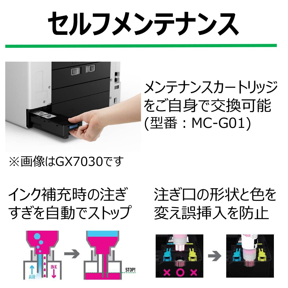 캐논 GX시리즈 GX5030 무한잉크 프린터 250매 급지 단기능 프린터 이미지 9
