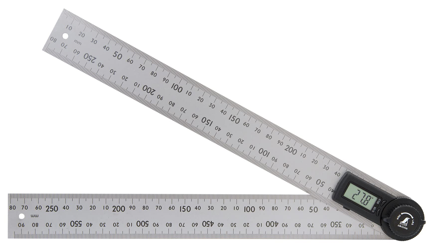 신와 디지털 각도기 30cm 62496 홀드기능