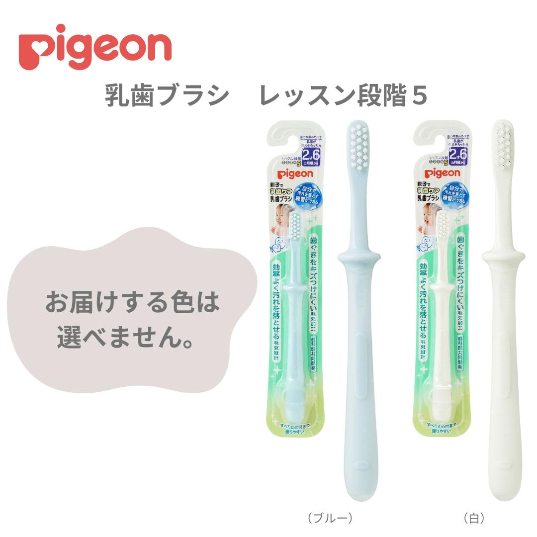 피죤 유치 칫솔 레슨 5단계 2세6개월 어금니용 이미지 2