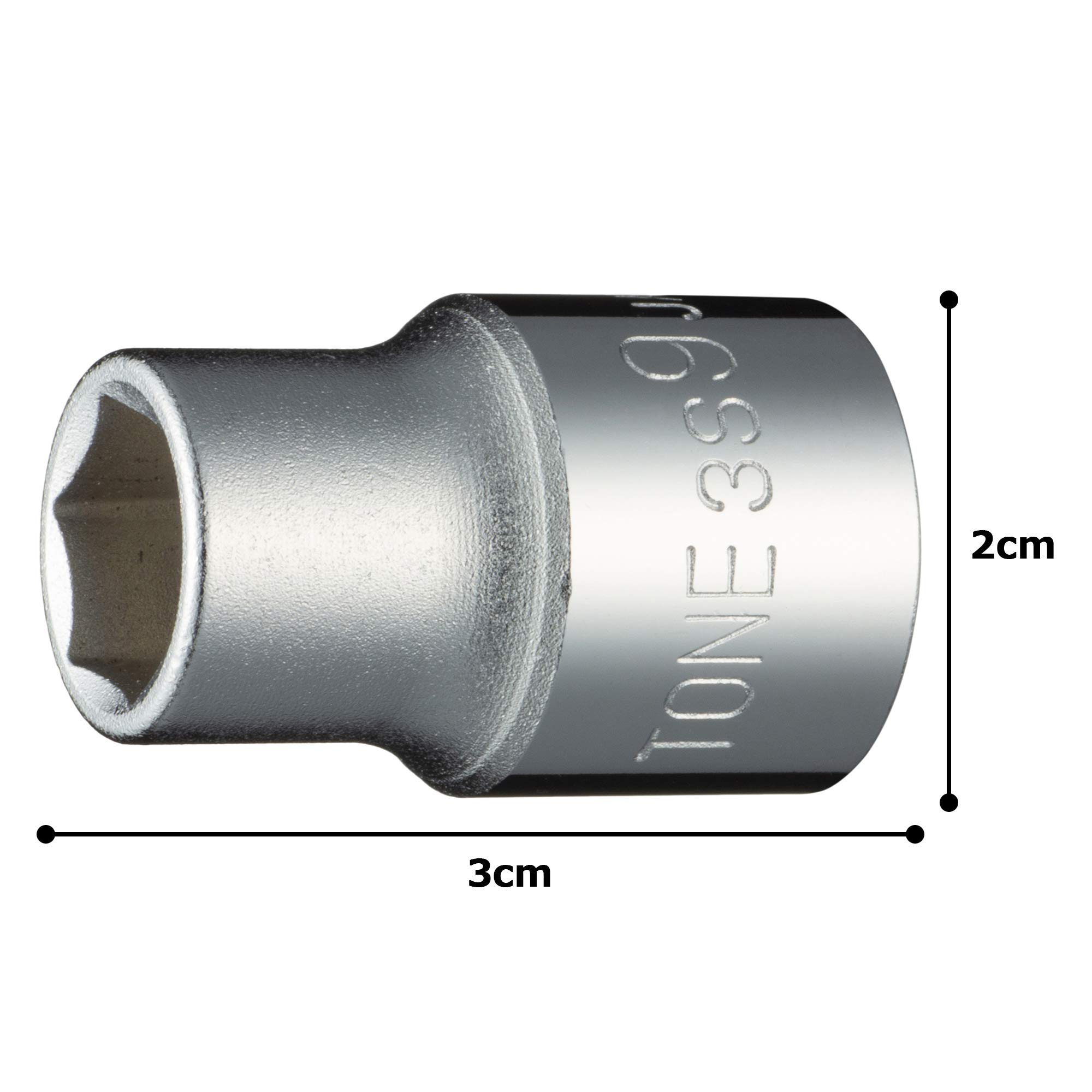 토네 HP3S-09 6각 소켓 9mm 이미지 5