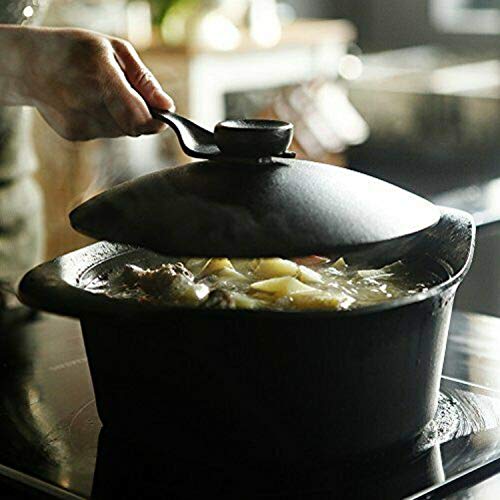 소리야나기 남부철기 깊은형 철냄비 뚜껑 핸들 IH대응 이미지 2