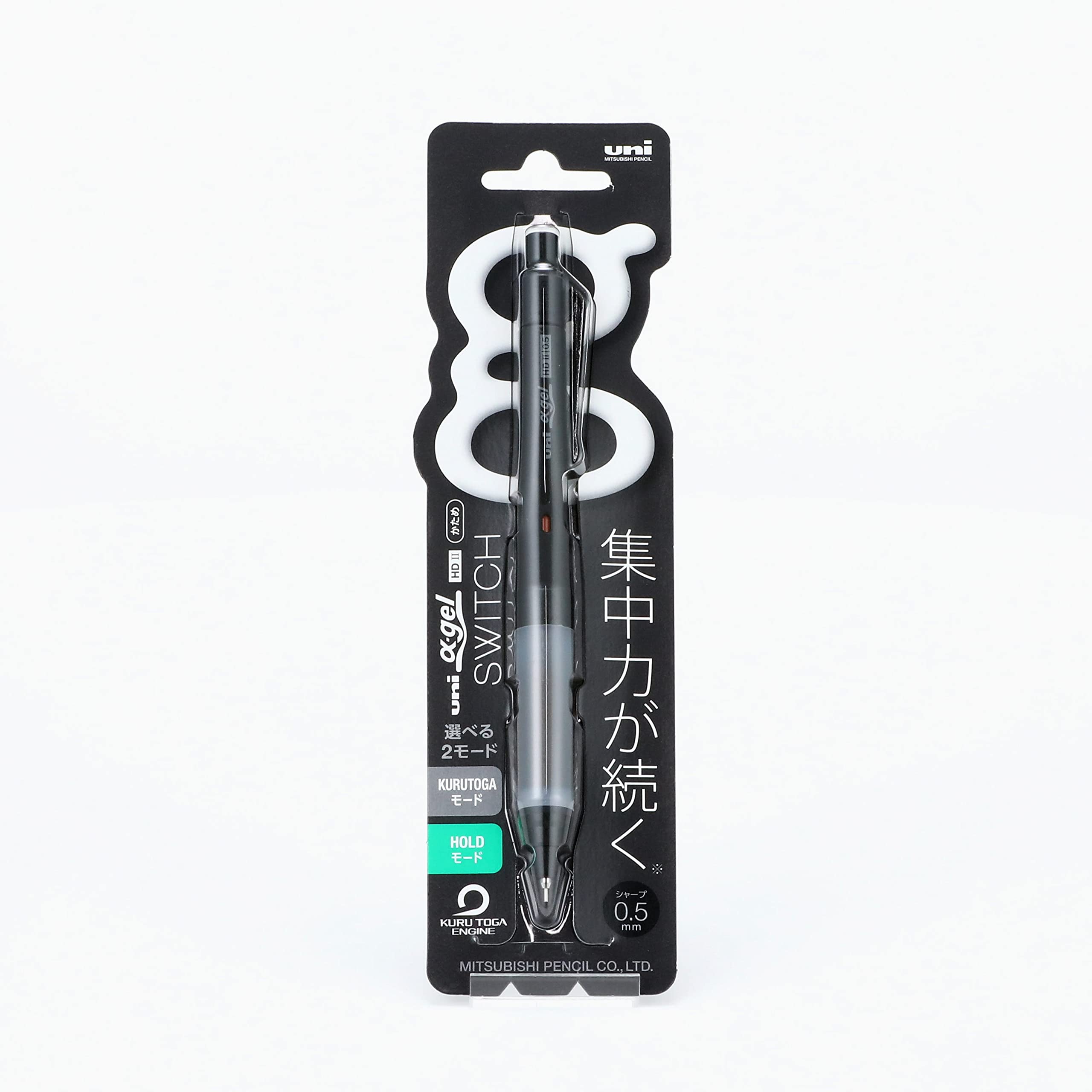 미쓰비시 연필 알파겔 스위치 블랙 M51009GG1P.24 0.5mm 샤프 0.5mm 단품 이미지 8