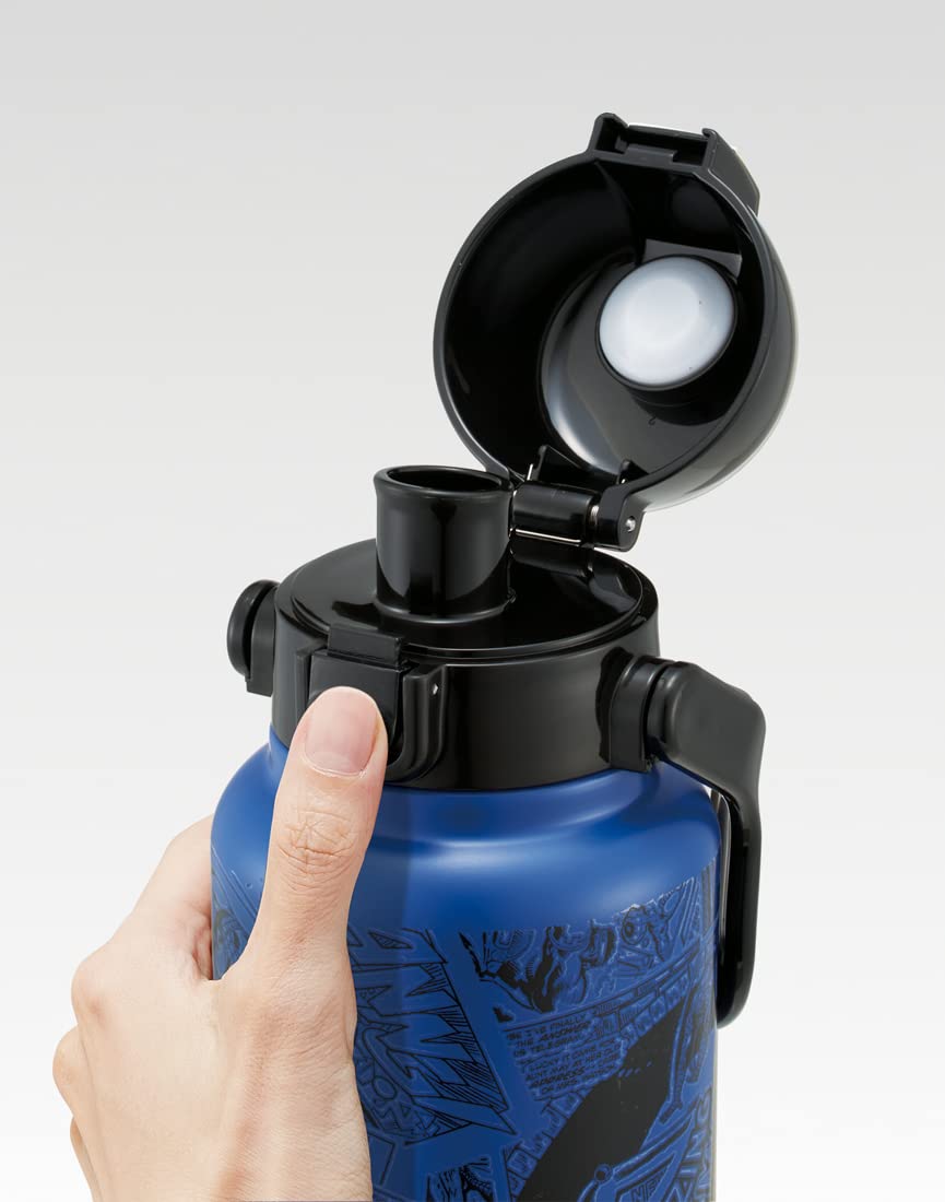 스케이터 스파이더맨 1000ml 핸들형 스테인리스 직수통 보냉 이미지 2