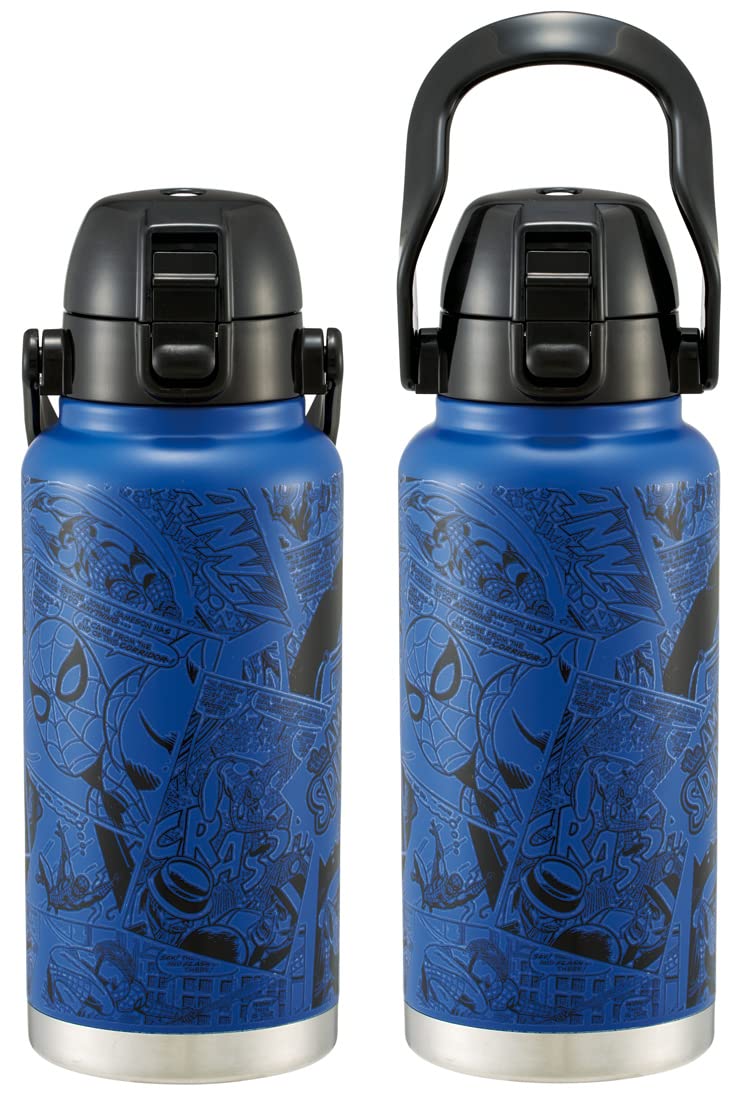 스케이터 스파이더맨 1000ml 핸들형 스테인리스 직수통 보냉 이미지 5