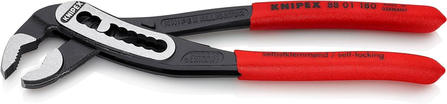 크니펙스 알리게이터 8801-180SB 180mm 워터펌프 플라이어 블랙 이미지 3
