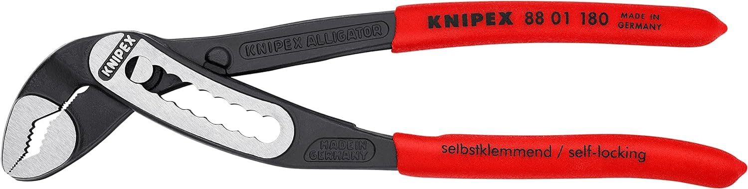 크니펙스 알리게이터 8801-180SB 180mm 워터펌프 플라이어 블랙 이미지 4
